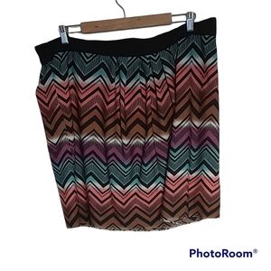 Spruce & Sage Multicolor Skirt 3x EUC